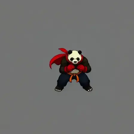 Panda Cross Punch Down