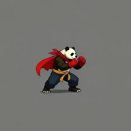 Panda Cross Punch Right