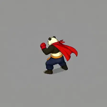 Panda Cross Punch Up-Left