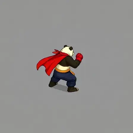 Panda Cross Punch Up-Right