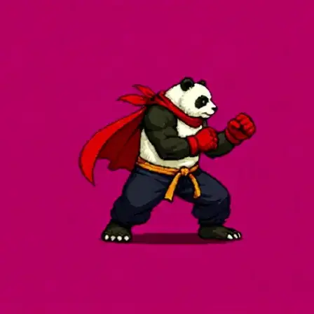 Panda Jump Animation