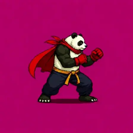 Panda Run Animation