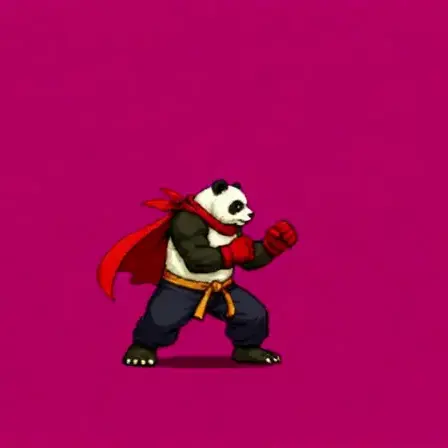Panda Shoryuken Animation