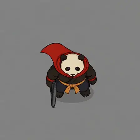 Gun Fire — AI-generated game sprite animation example