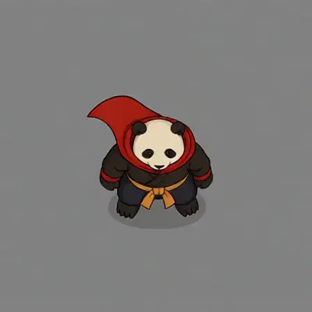 Light Kick — AI-generated game sprite animation example